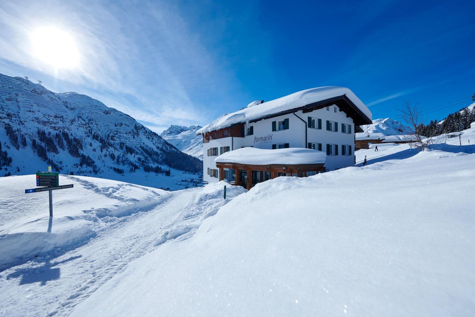 Hotel Restaurant Formarin Oberlech Exterior photo